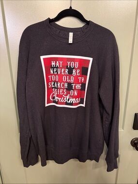 Women’s Black Christmas Graphic Sweatshirt - Unknown Brand